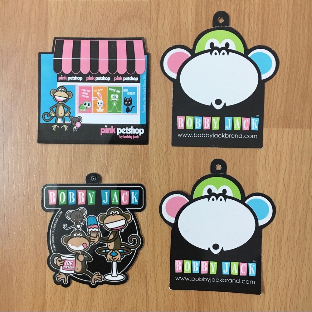 Bobby Jack Stickers 💗💚💙🤍